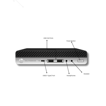 HP 800 G3 6th-Gen Mini PC Built In Wi-Fi