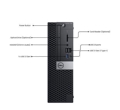 Dell OptiPlex 7060 SFF 8th Gen Desktop PC