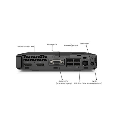 HP 800 G3 7th-Gen Mini PC Built In Wi-Fi